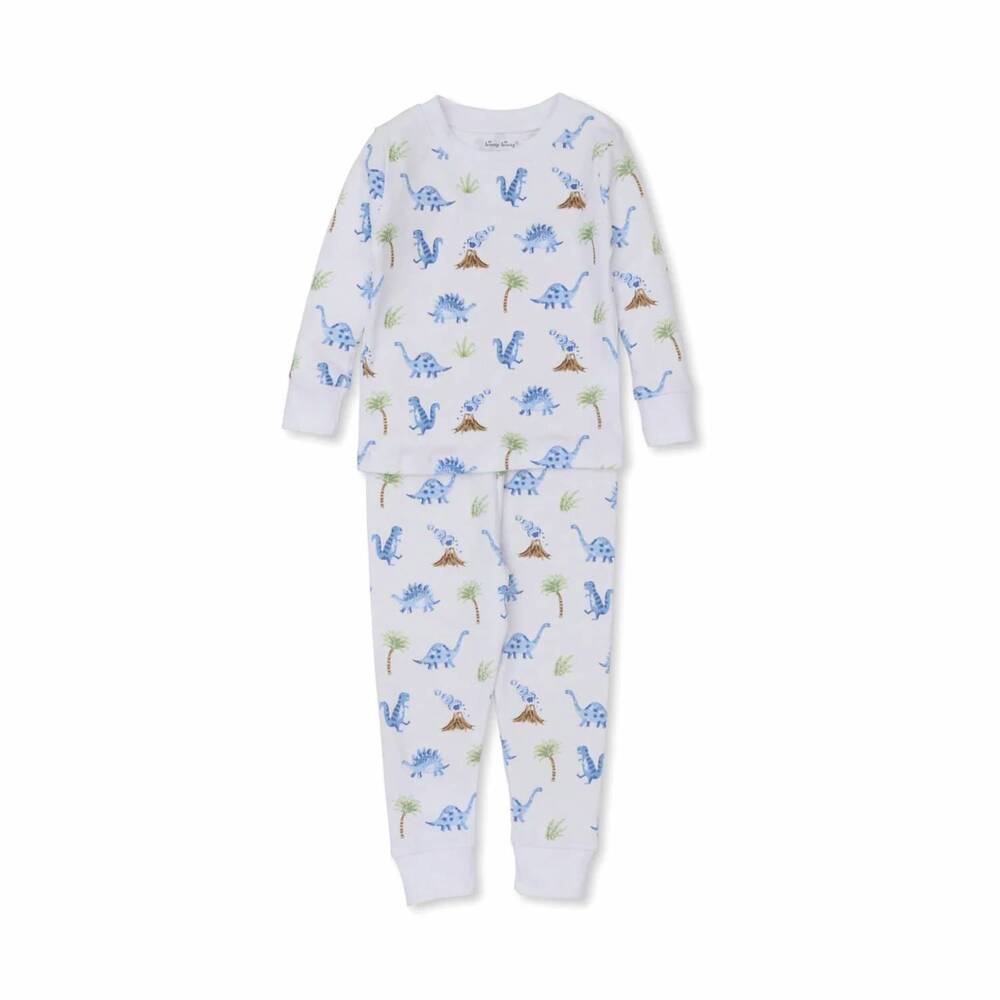 NEW KISSY KISSY kid's dino territory child pajamas in blue